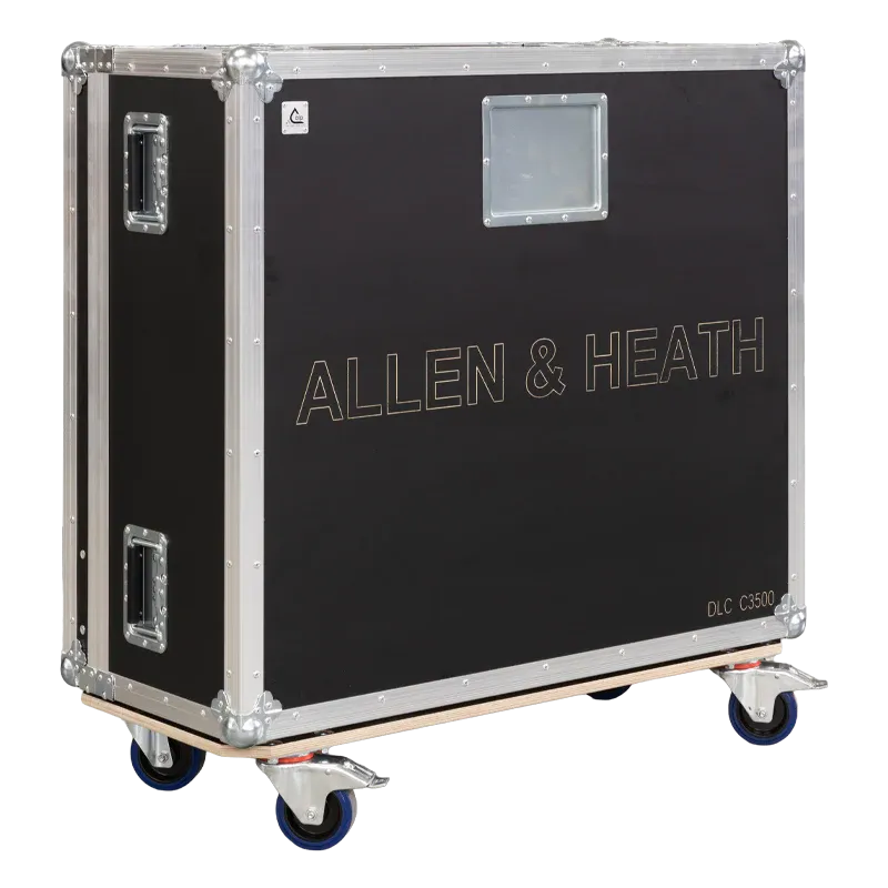 ALLEN & HEATH DLIVE C3500 LATERAL SIDE VIEW FLIGHT CASE