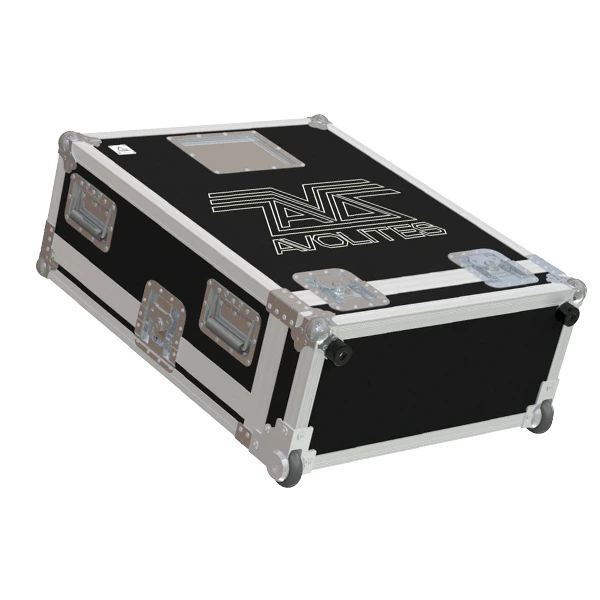 AVOLITES PEARL 2008 FLIGHT CASE LATERAL SIDE VIEW