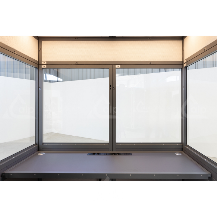 INTERPRETER BOOTH FOR 2 PERSONS FITTING THE ISO ISO 4043 – ALP FLIGHT CASES