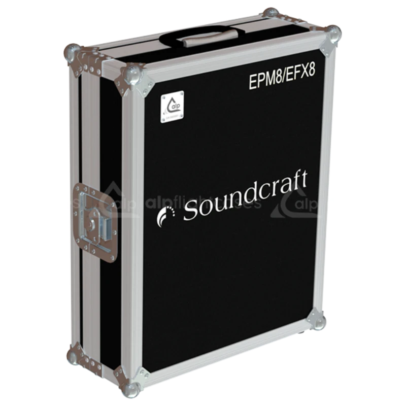 ALP FLIGHT CASES SOUNDCFRAFT EPM8/EFX8 - SERIE II