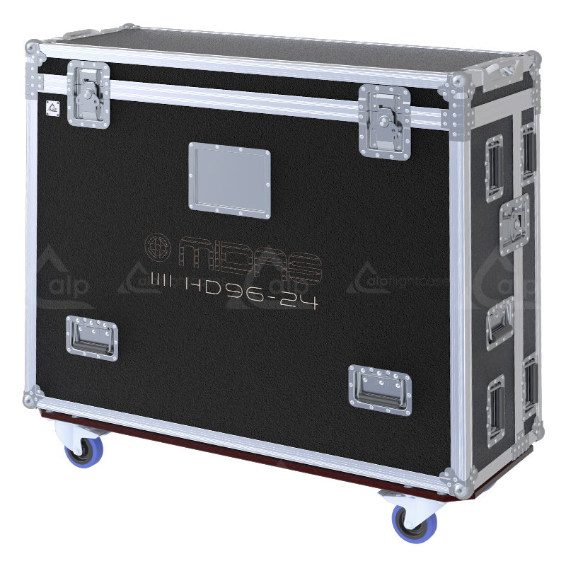 ALP FLIGHT CASES MIDAS HD96-24 SERIE IV + WHEELS