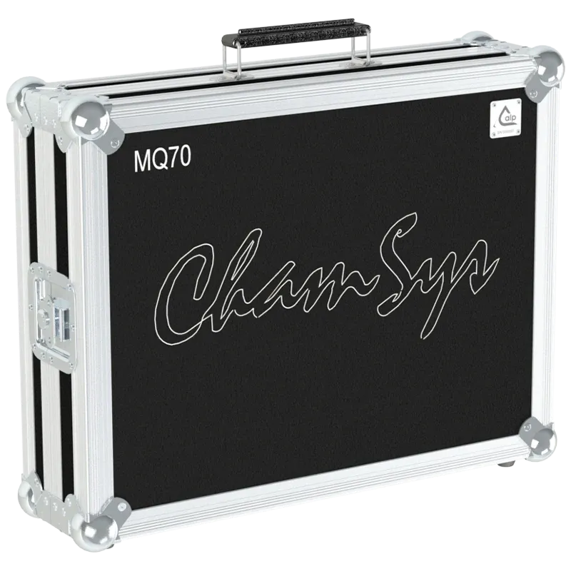 CHAMSYS MAGICQ MQ70 FLIGHT CASE SIDE VIEW