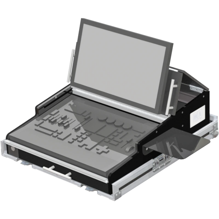ALP FLIGHT CASES MA COMMAND WING ON PC + DISPLAY + LED