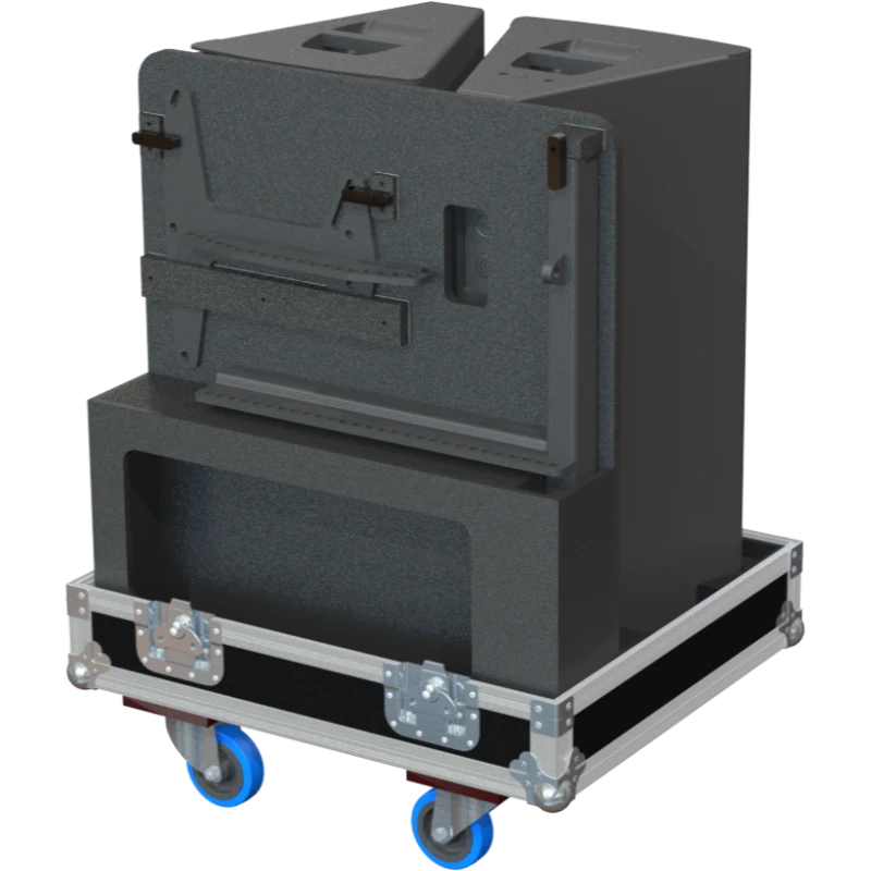 ALP FLIGHT CASES 2x D&B AUDIOTECHNIK AL90 LOUDSPEAKER + FRAME