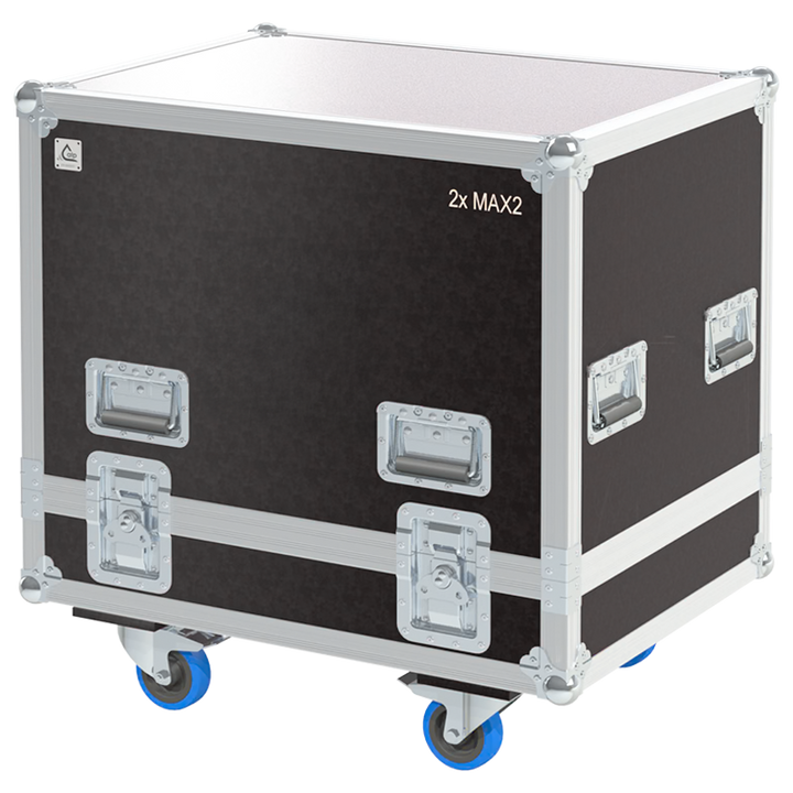 ALP FLIGHT CASES 2x D&B MAX2 - WHEELS