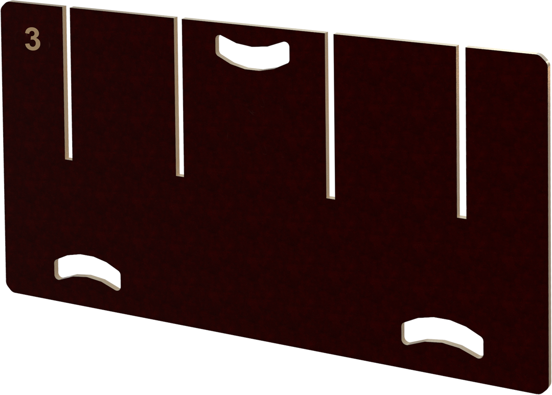 Flight Case DIVIDING WALL 737x405x9 SERIE AZ