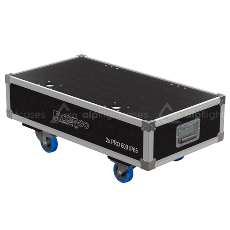ALP FLIGHT CASES SPEEDY BOX 2x CAMEO 600 PRO IP65