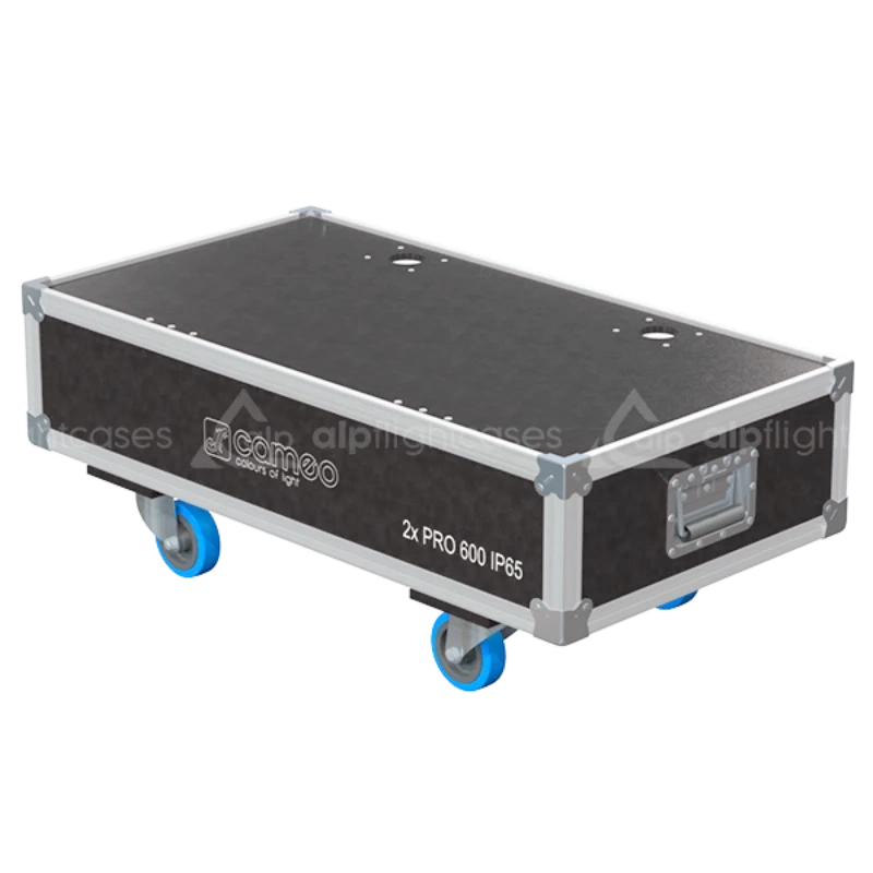 ALP FLIGHT CASES SPEEDY BOX 2x CAMEO 600 PRO IP65