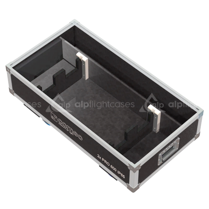 ALP FLIGHT CASES SPEEDY BOX 2x CAMEO 600 PRO IP65