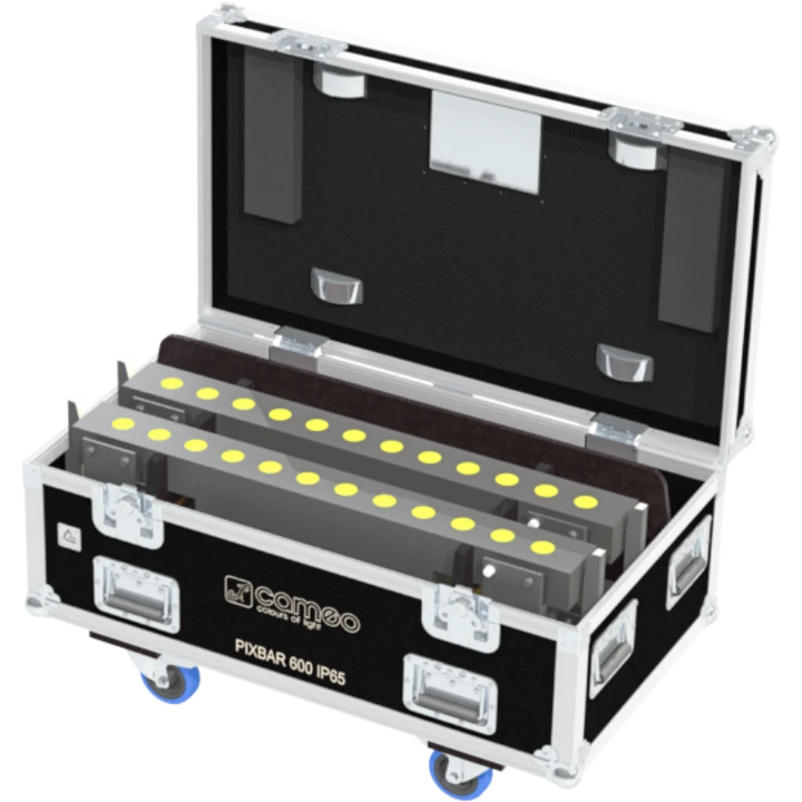 ALP FLIGHT CASES 4X CAMEO PIXBAR 600 PRO IP65