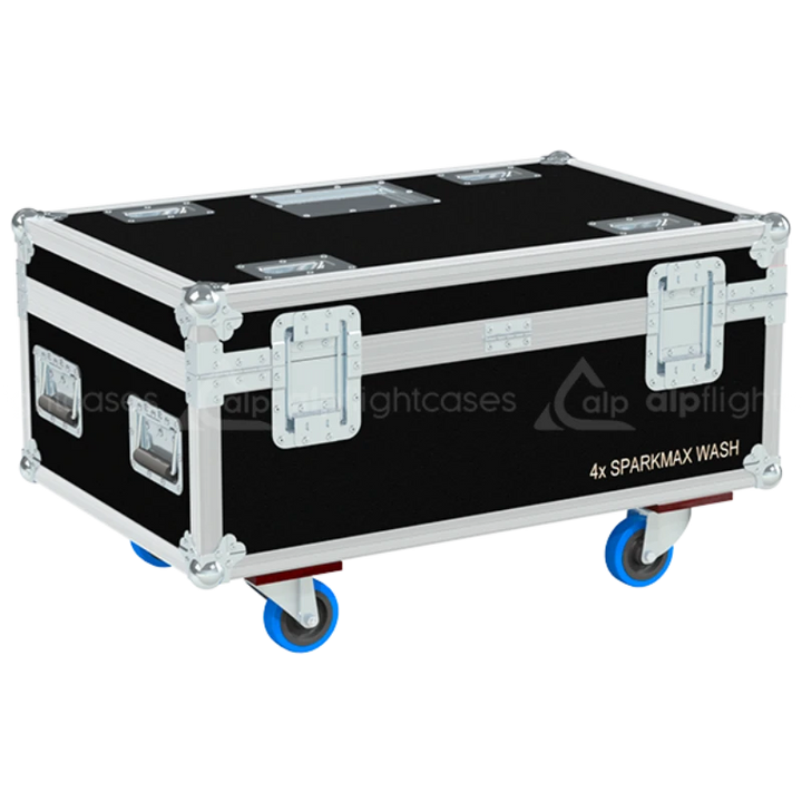 ALP FLIGHT CASES 4X LEDING SPARKWASH MAX + ACCESSORIES