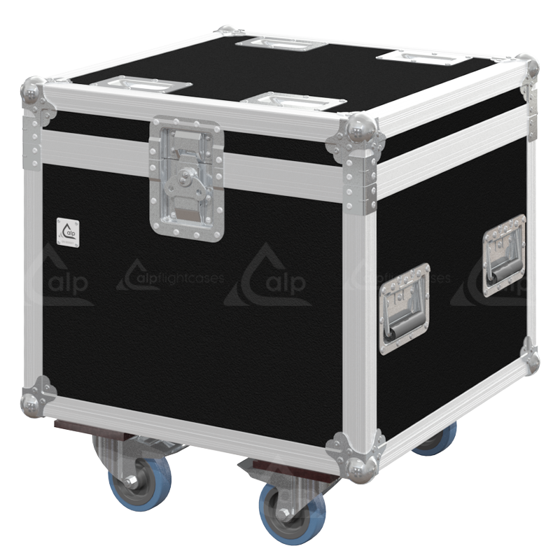 ALP FLIGHT CASES 4X CHAUVET WELL PANEL - WHEELS