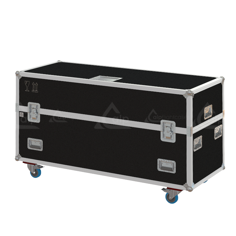 Flight Case 1x LCD 55" VESTEL 55405 VS - WHEELS