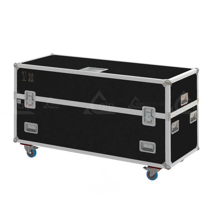 Flight Case 1x LCD 55" VESTEL 55405 VS - WHEELS