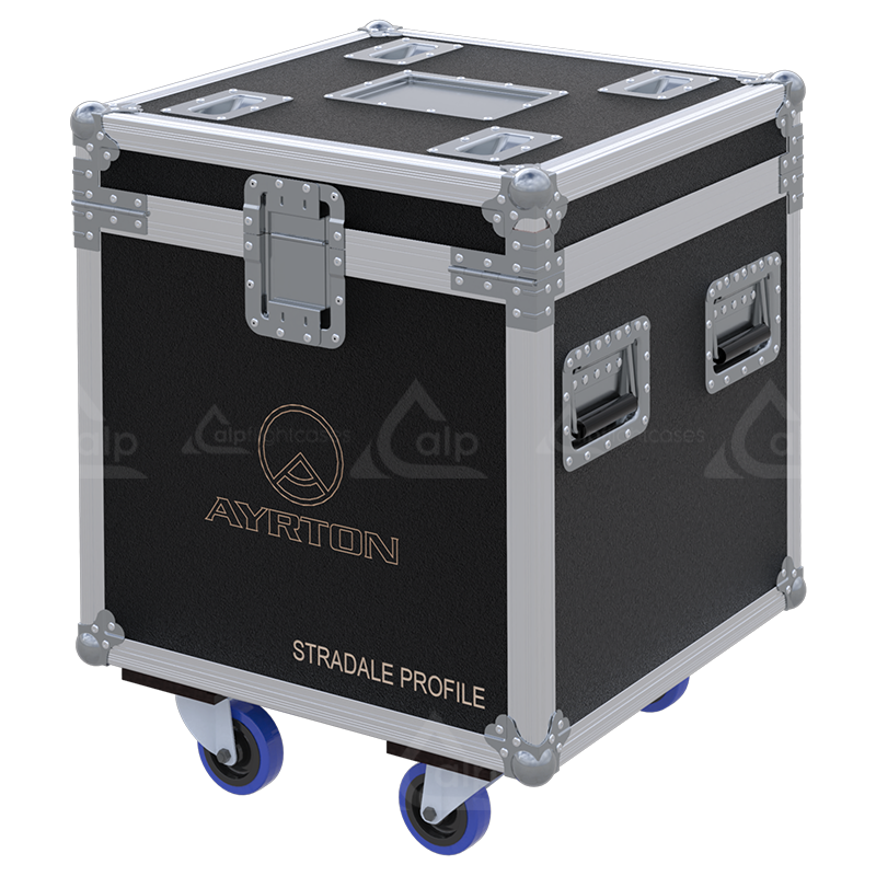 ALP FLIGHT CASES 1X AYRTON STRADALE PROFILE WITHOUT FOAM - WHEELS