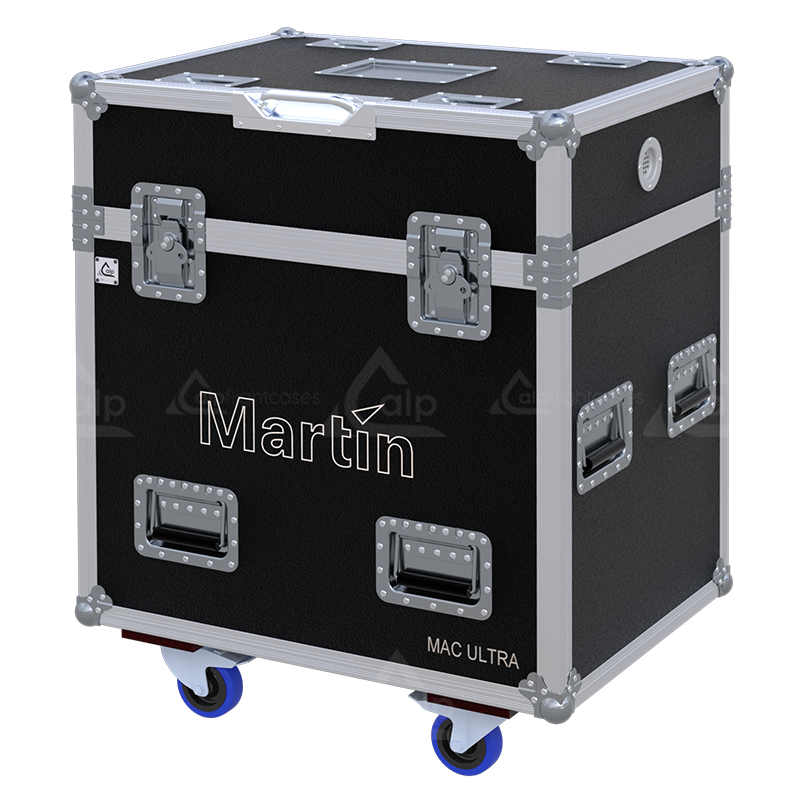 ALP FLIGHT CASES 1x Martin MAC ULTRA WASH / PERFORMANCE WITHOUT FOAM - WHEELS
