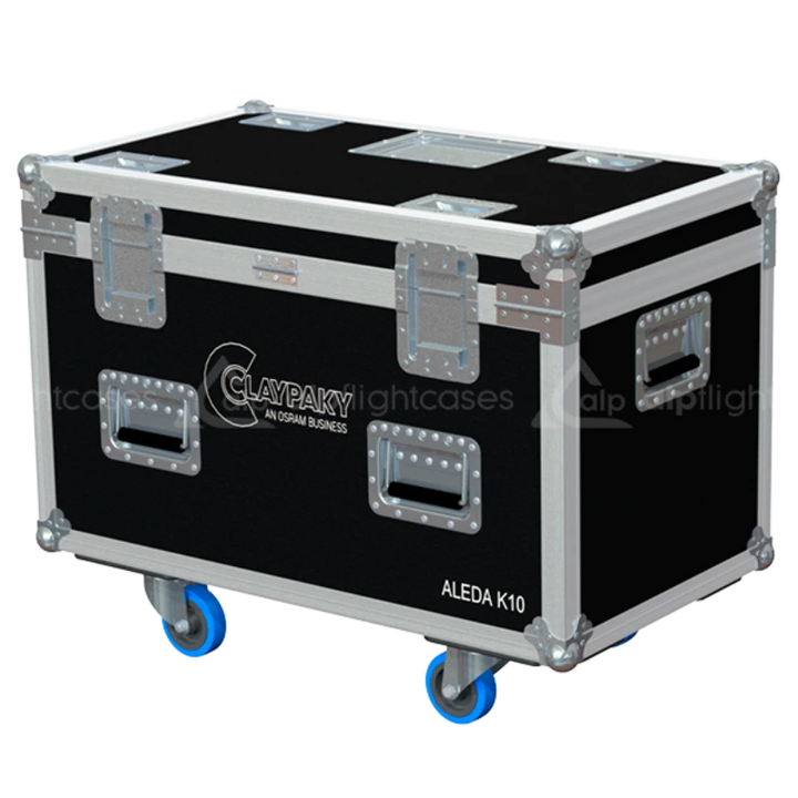 ALP FLIGHT CASES 2x CLAY PAKY ALEDA K10 WITHOUT FOAM