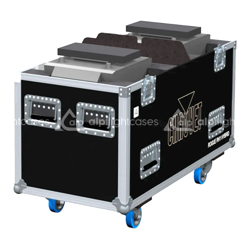 ALP FLIGHT CASES 2X CHAUVET ROGUE RH1 HYBRID