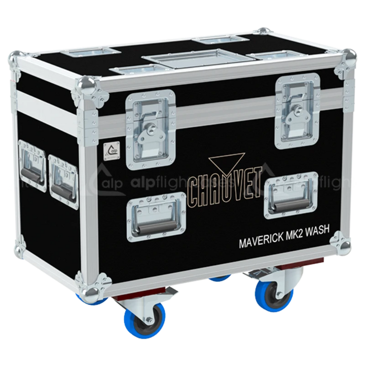 ALP FLIGHT CASES 2X CHAUVET MAVERICK MK2 WASH