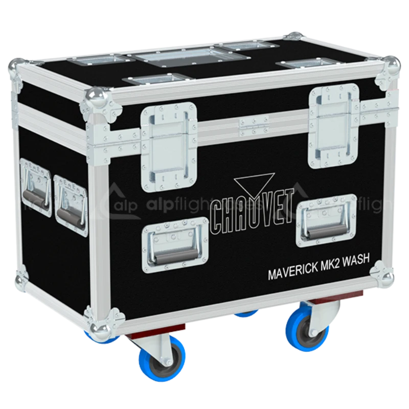 ALP FLIGHT CASES 2X CHAUVET MAVERICK MK2 WASH
