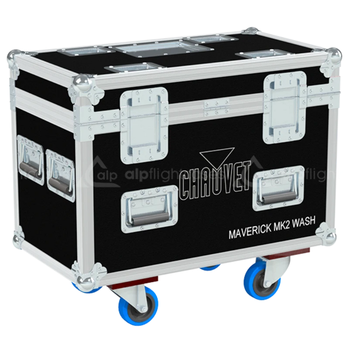 ALP FLIGHT CASES 2X CHAUVET MAVERICK MK2 WASH