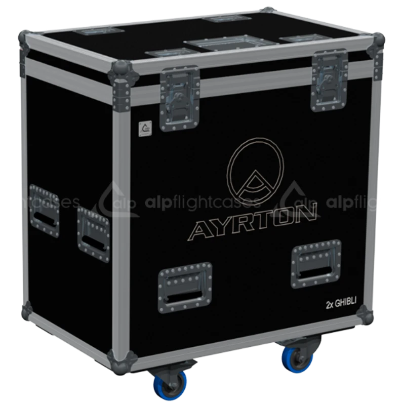 ALP FLIGHT CASES 2X AYRTON GHIBLI WITHOUT FOAM