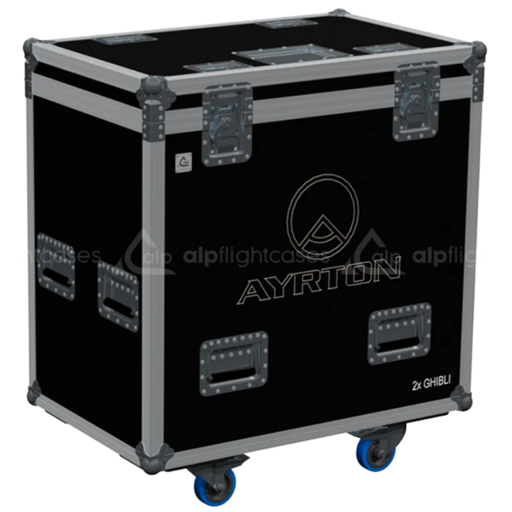 ALP FLIGHT CASES 2X AYRTON GHIBLI WITHOUT FOAM