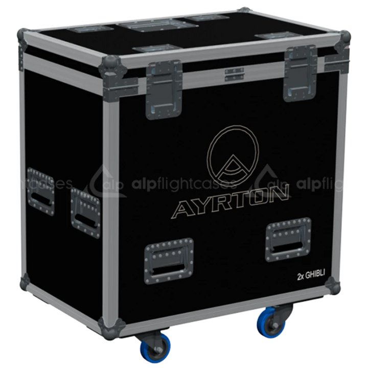 ALP FLIGHT CASES 2X AYRTON GHIBLI WITHOUT FOAM