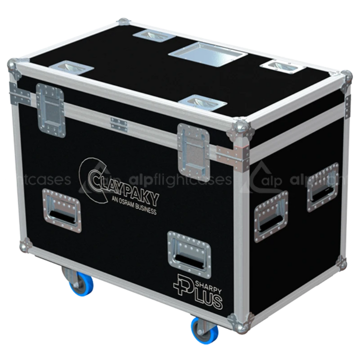 ALP FLIGHT CASES 2x CLAY PAKY SHARPY PLUS WITHOUT FOAM