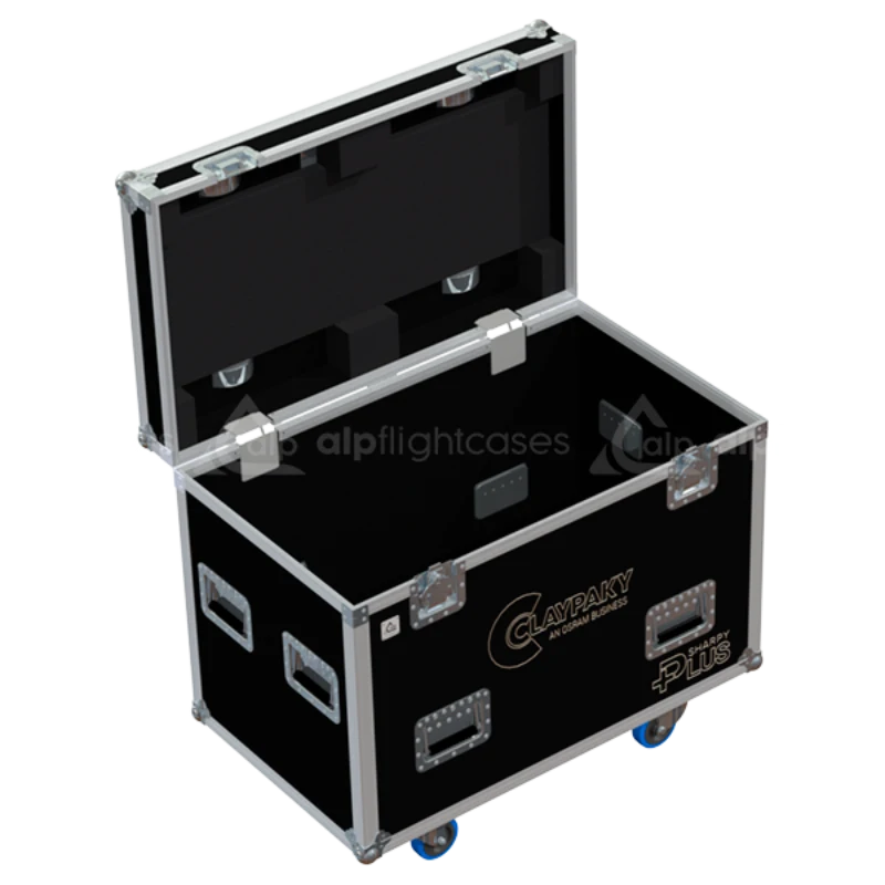 ALP FLIGHT CASES 2x CLAY PAKY SHARPY PLUS WITHOUT FOAM