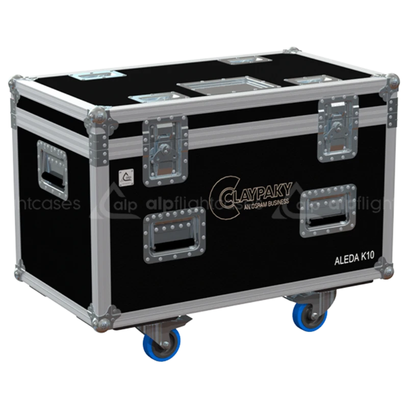 ALP FLIGHT CASES 2X CLAY PAKY A.LEDA B-EYE K10