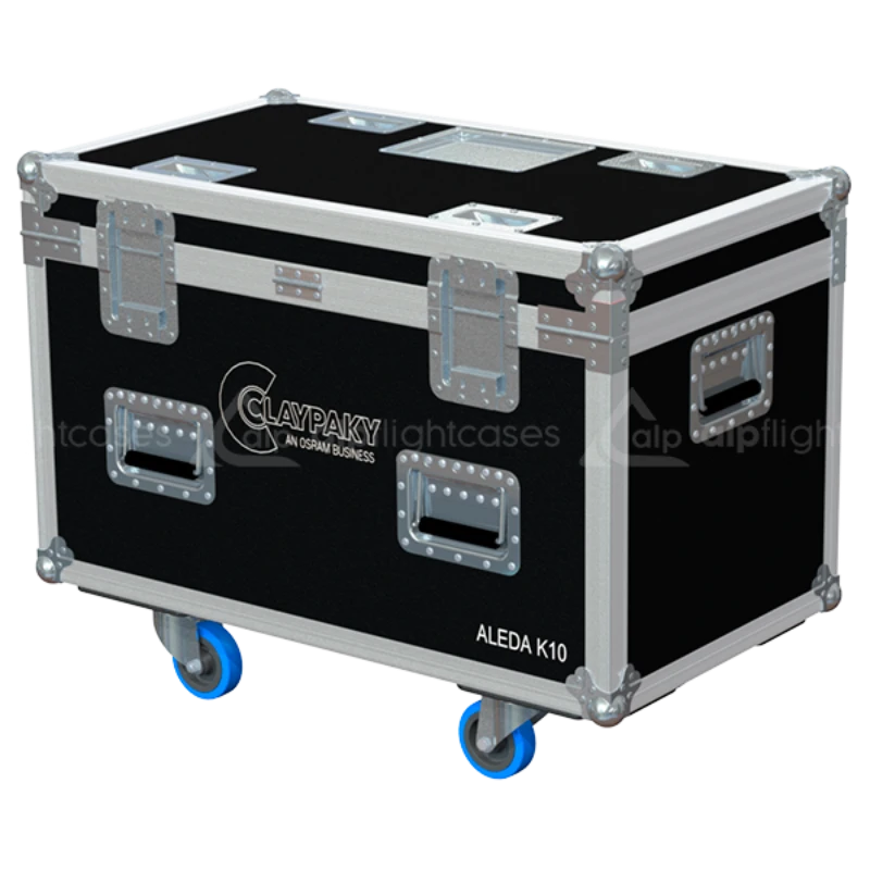 ALP FLIGHT CASES 2X CLAY PAKY A.LEDA B-EYE K10