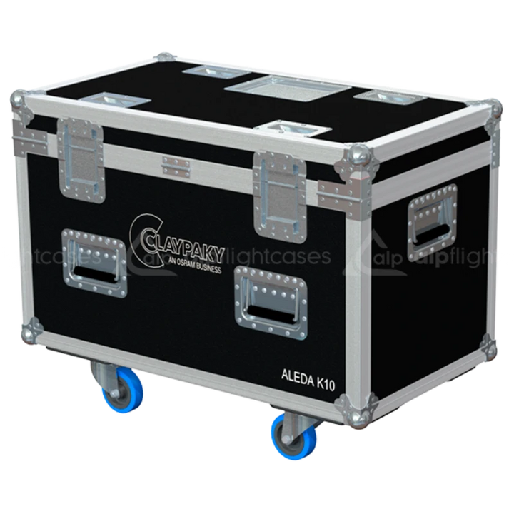 ALP FLIGHT CASES 2X CLAY PAKY A.LEDA B-EYE K10