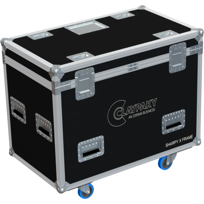 ALP FLIGHT CASES 2X CLAYPAKY SHARPY X FRAME WITHOUT FOAM SHELL