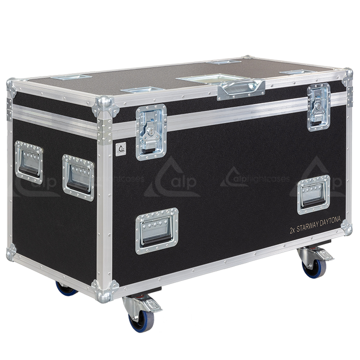 ALP FLIGHT CASES 2x STARWAY DAYTONA WET - WITHOUT FOAM - WHEELS