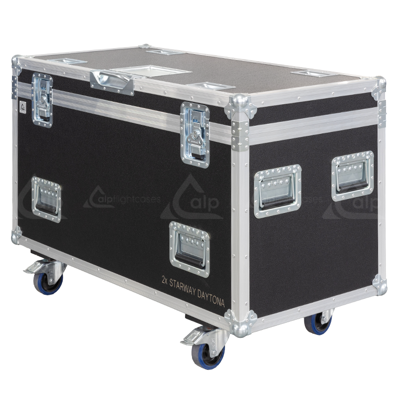 ALP FLIGHT CASES 2x STARWAY DAYTONA WET - WITHOUT FOAM - WHEELS
