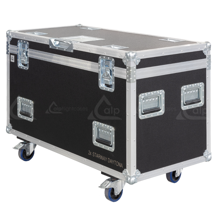 ALP FLIGHT CASES 2x STARWAY DAYTONA WET - WITHOUT FOAM - WHEELS