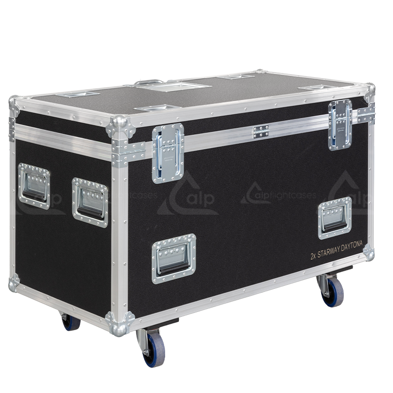 ALP FLIGHT CASES 2x STARWAY DAYTONA WET - WITHOUT FOAM - WHEELS