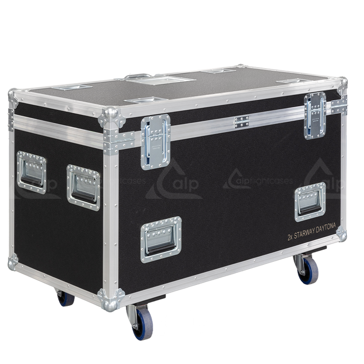 ALP FLIGHT CASES 2x STARWAY DAYTONA WET - WITHOUT FOAM - WHEELS