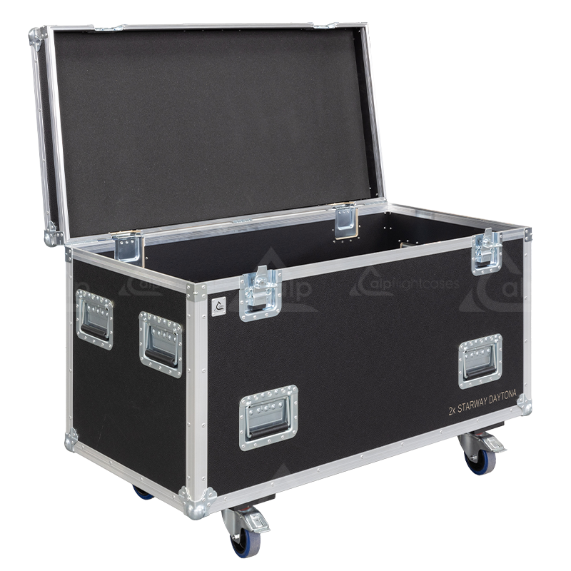 ALP FLIGHT CASES 2x STARWAY DAYTONA WET - WITHOUT FOAM - WHEELS