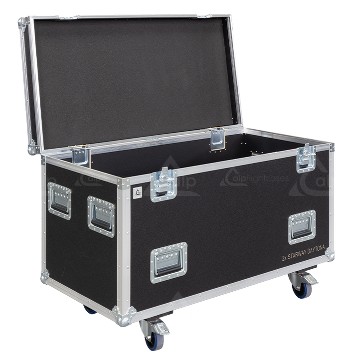 ALP FLIGHT CASES 2x STARWAY DAYTONA WET - WITHOUT FOAM - WHEELS