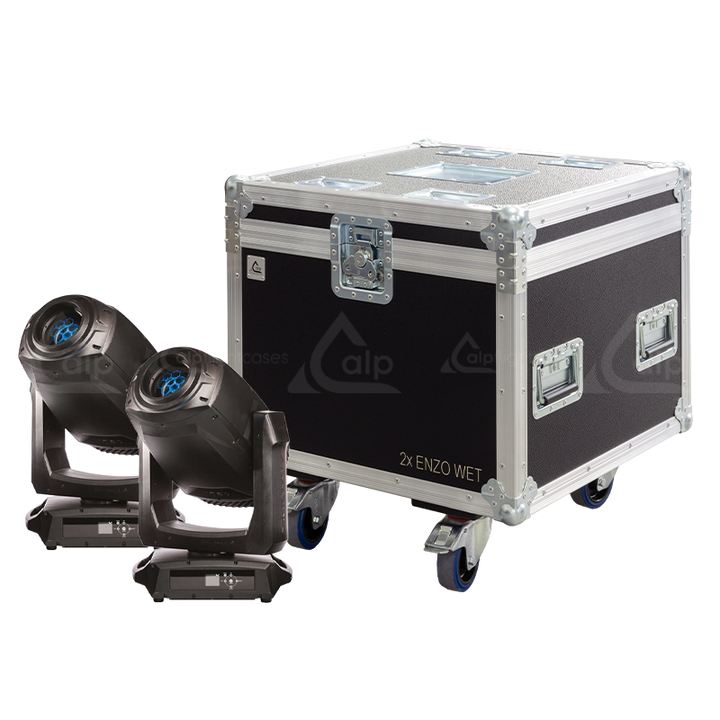 ALP FLIGHT CASES 2x STARWAY ENZO WET - WHEELS