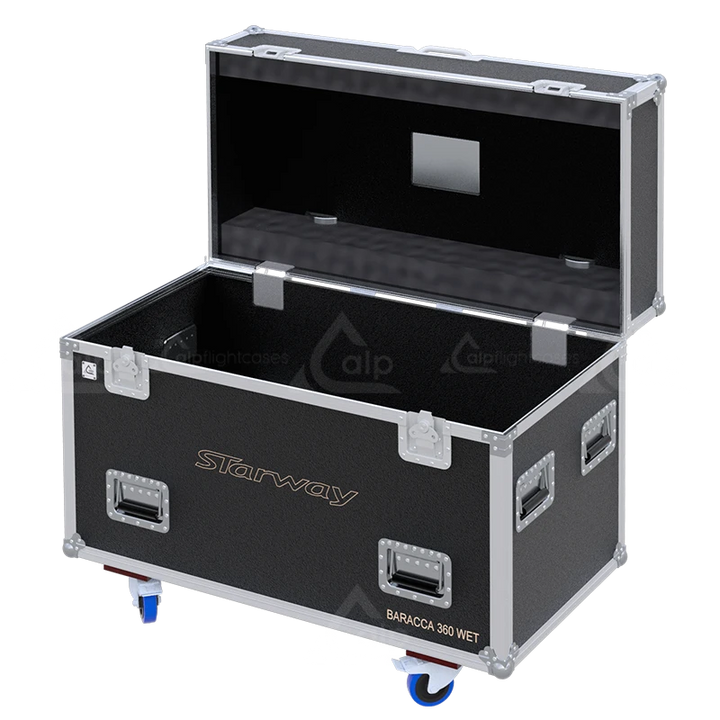 ALP FLIGHT CASES 2X STARWAY BARACCA 360 WET - WITHOUT FOAM