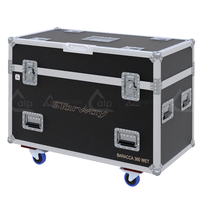 ALP FLIGHT CASES 2X STARWAY BARACCA 360 WET - WITHOUT FOAM