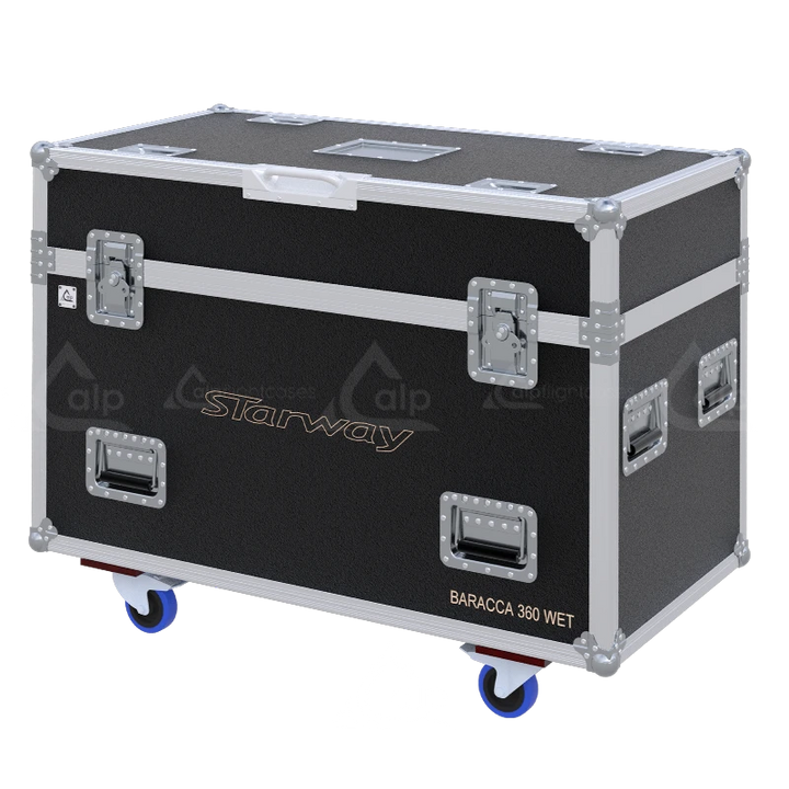 ALP FLIGHT CASES 2X STARWAY BARACCA 360 WET - WITHOUT FOAM