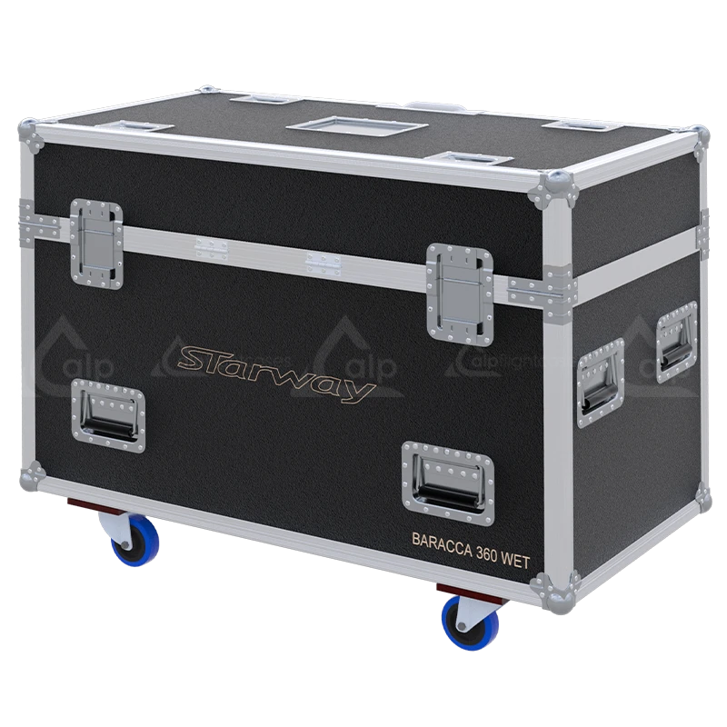 ALP FLIGHT CASES 2X STARWAY BARACCA 360 WET - WITHOUT FOAM