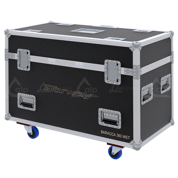 ALP FLIGHT CASES 2X STARWAY BARACCA 360 WET - WITHOUT FOAM