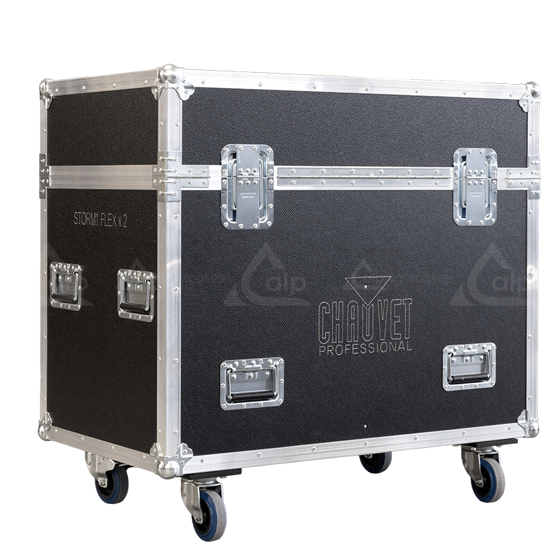 ALP FLIGHT CASES 2X CHAUVET MAVERICK STORM 1 FLEX - WHEELS