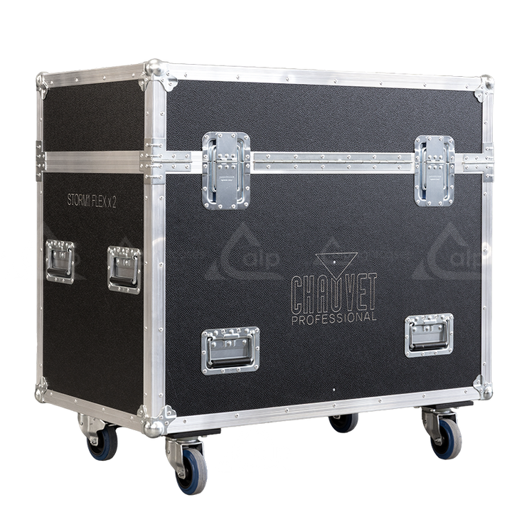 ALP FLIGHT CASES 2X CHAUVET MAVERICK STORM 1 FLEX - WHEELS