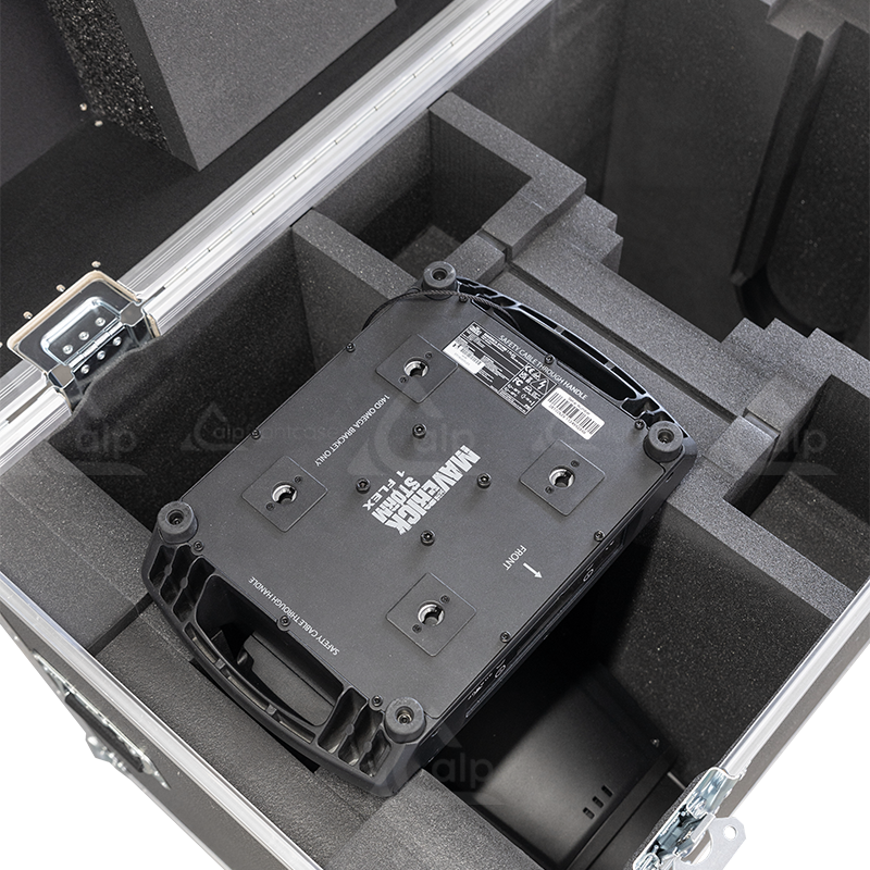 ALP FLIGHT CASES 2X CHAUVET MAVERICK STORM 1 FLEX - WHEELS
